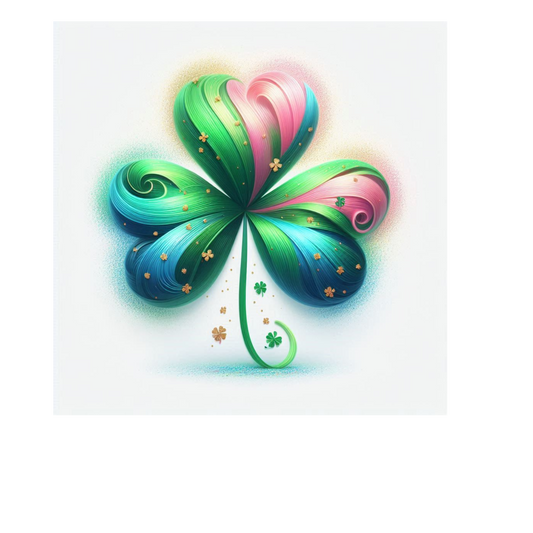 Lucky Shamrock Digital Download Transfer Design Kit