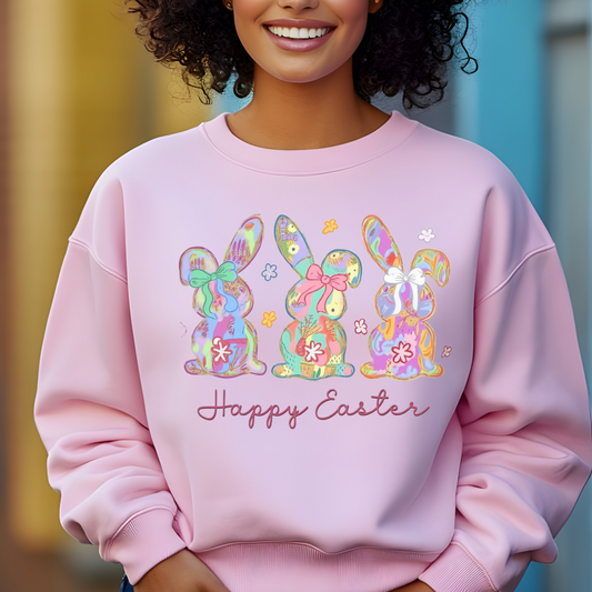 Brush stroke vintage Bunny Sweatshirt
