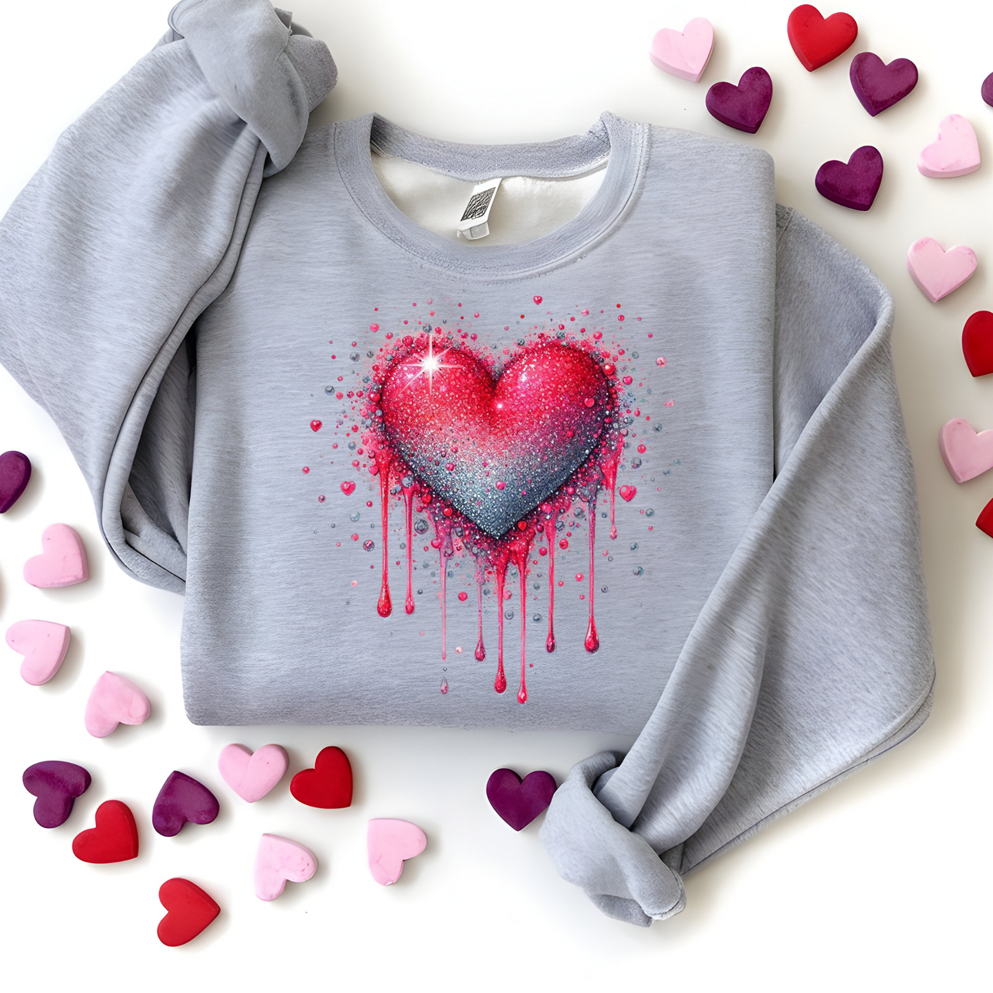 Melting Heart Crewneck Sweatshirt