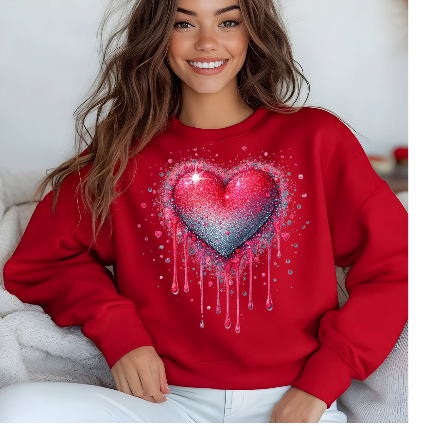 Melting Heart Crewneck Sweatshirt