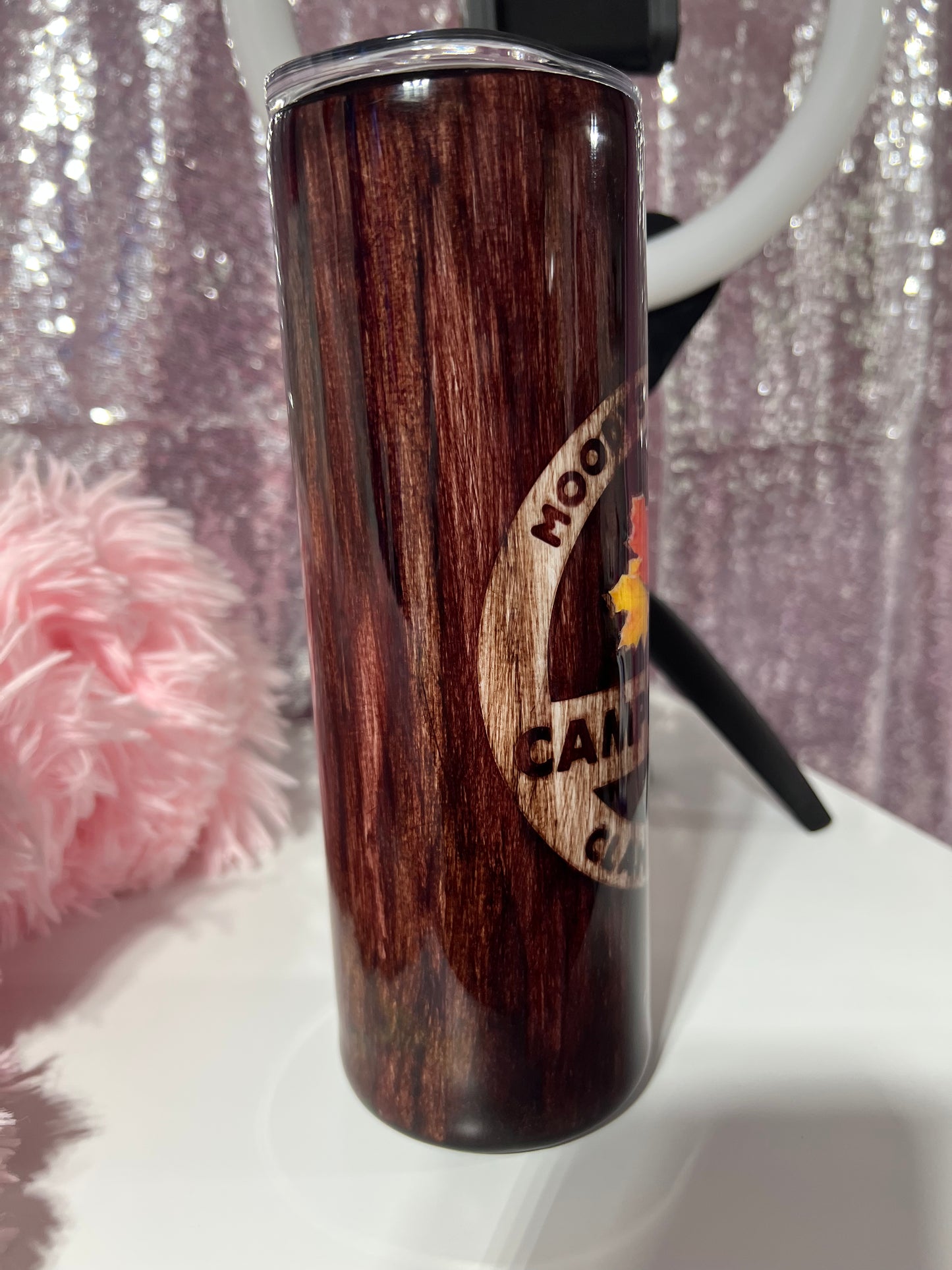 Moody’s Wildwoods Wood Grain Tumbler